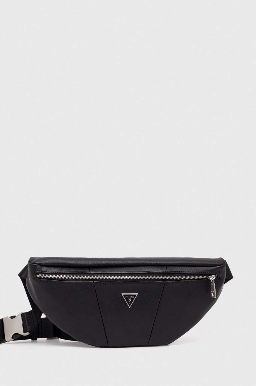 

Сумка на пояс Guess колір чорний
