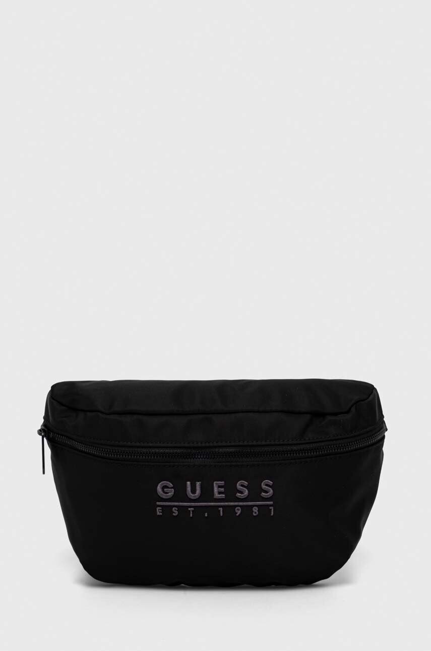 

Сумка на пояс Guess колір чорний