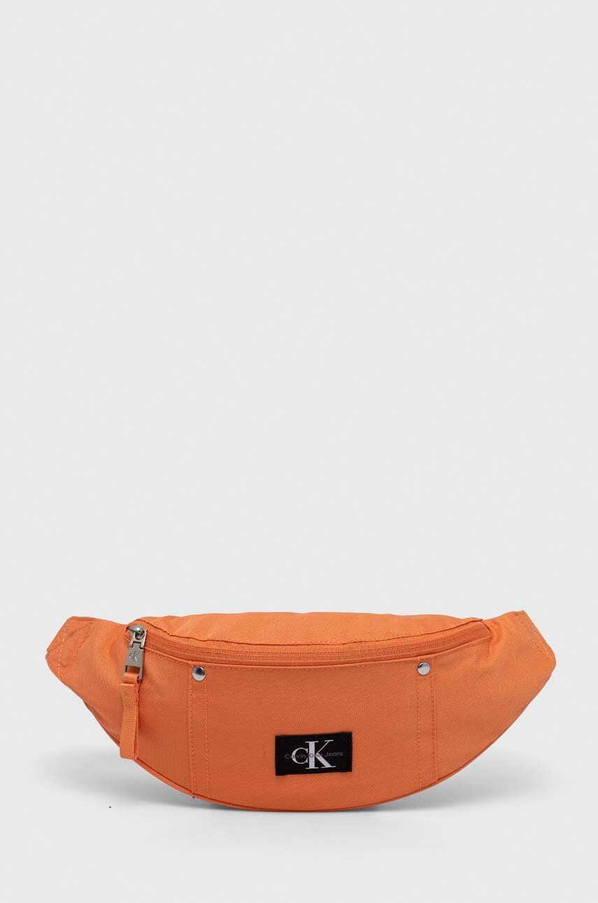 E-shop Ledvinka Calvin Klein Jeans oranžová barva