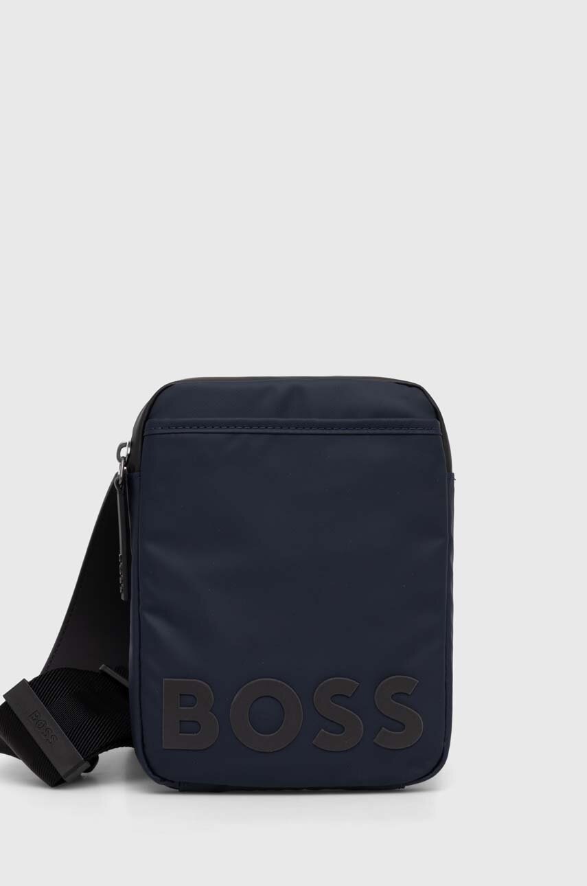 BOSS borseta culoarea albastru marin