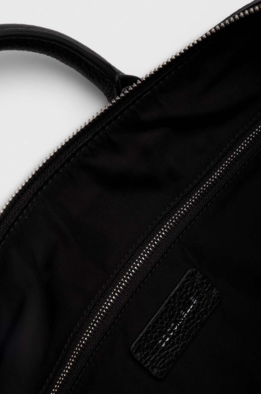 Δερμάτινη τσάντα φορητού υπολογιστή Coccinelle χρώμα: μαύρο φωτογραφία