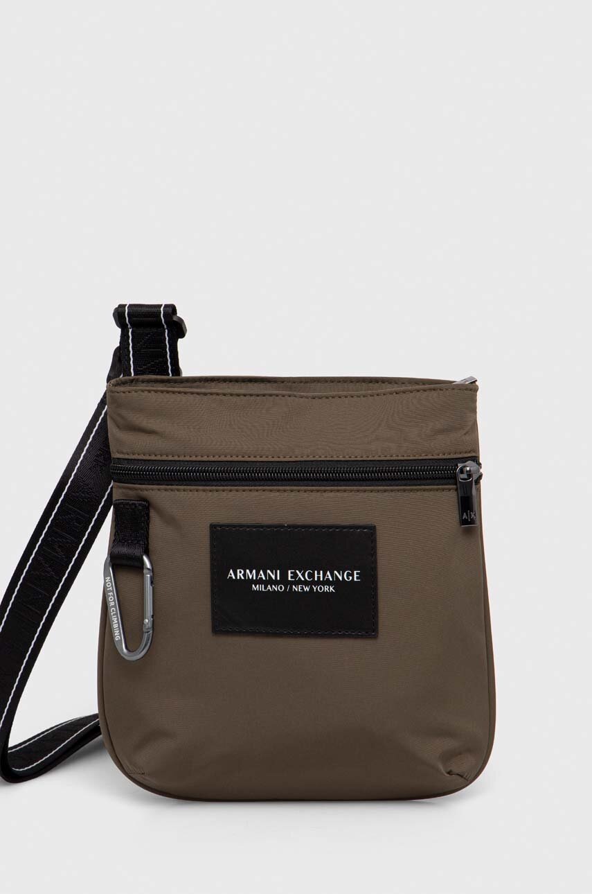 Armani Exchange Borseta Culoarea Verde