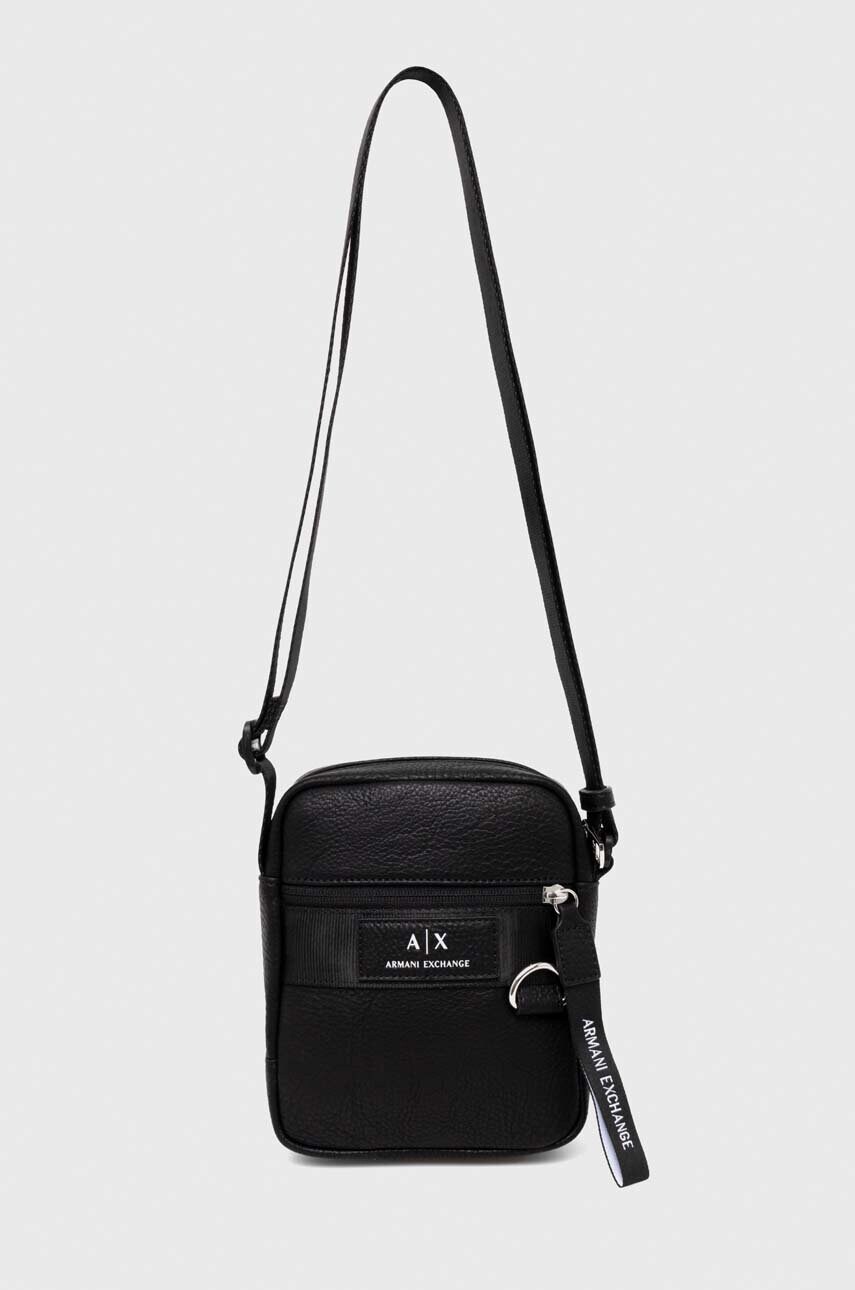 

Чанта през рамо Armani Exchange в черно, Черен