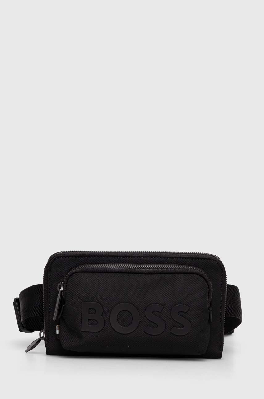 

Чанта за кръст BOSS в черно, Черен