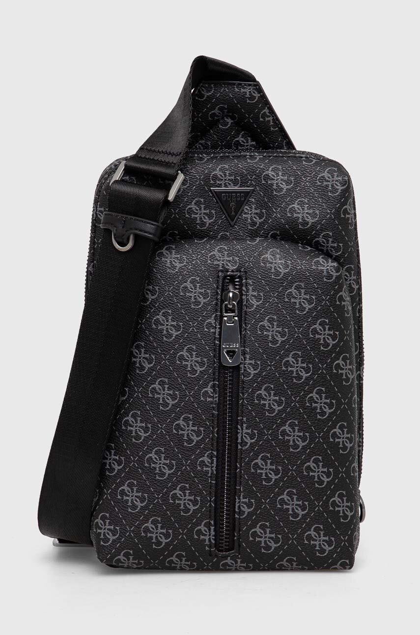 

Чанта през рамо Guess VEZZOLA в черно HMEVZL P3407, Черен