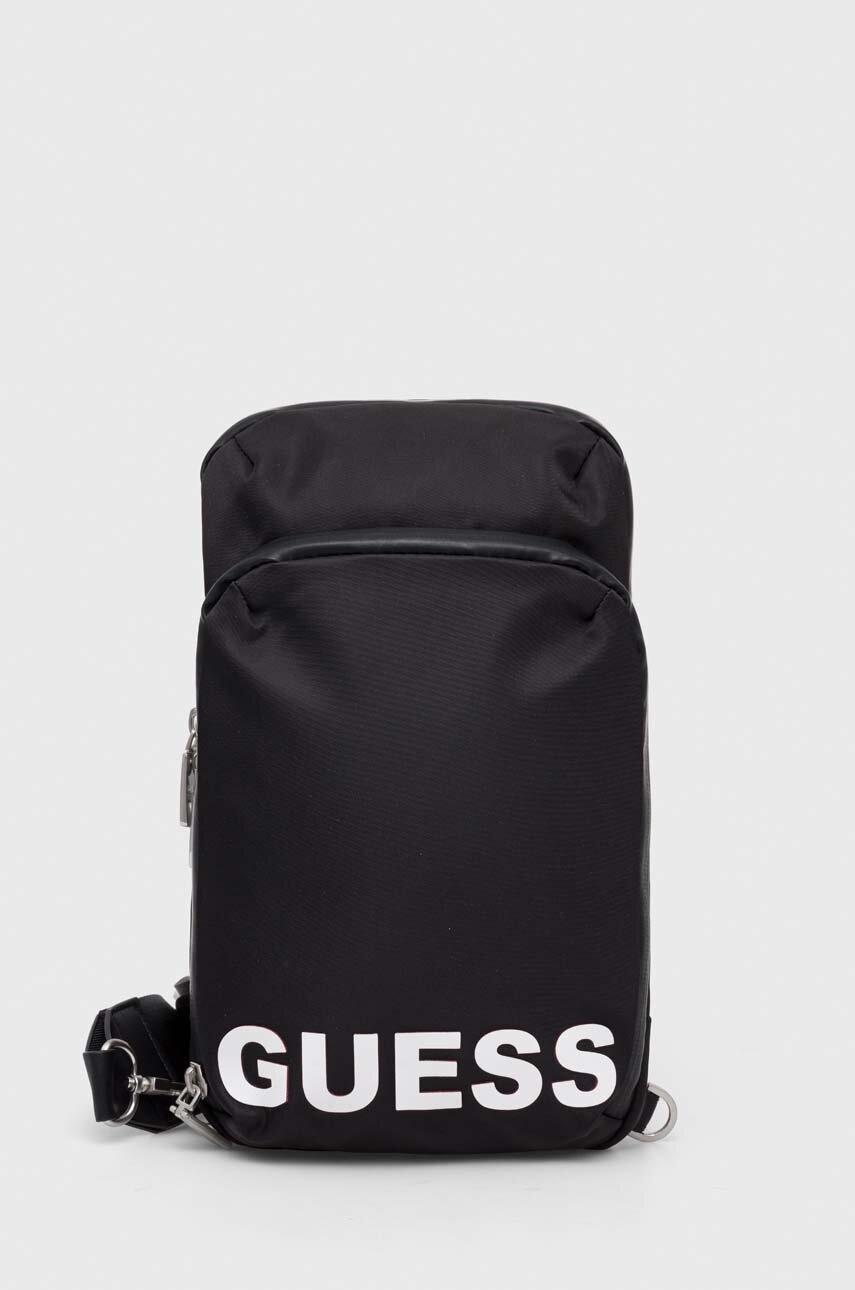 

Сумка на пояс Guess колір чорний
