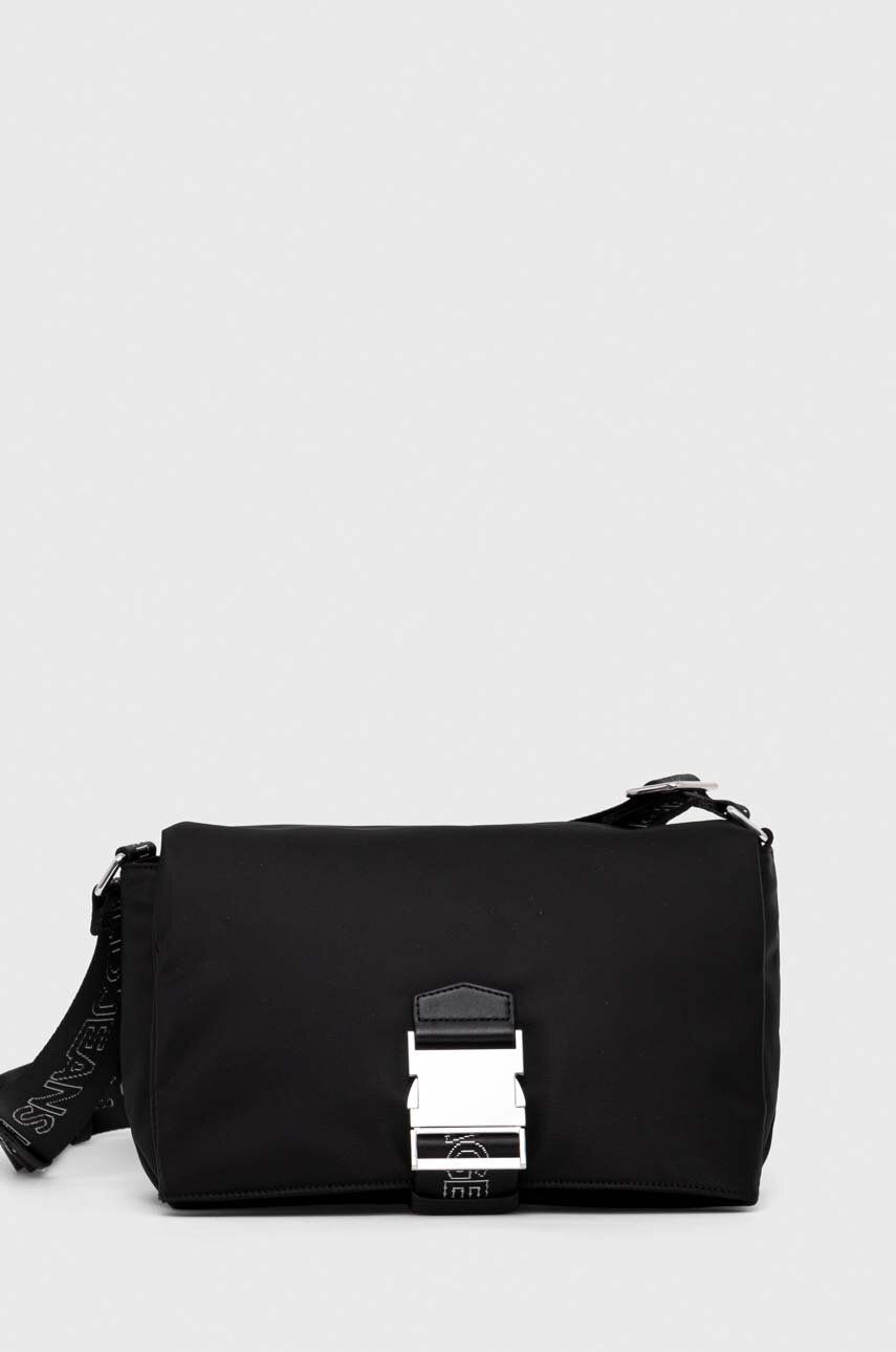 Taška Karl Lagerfeld Jeans černá barva - černá - 100 % Recyklovaný polyamid