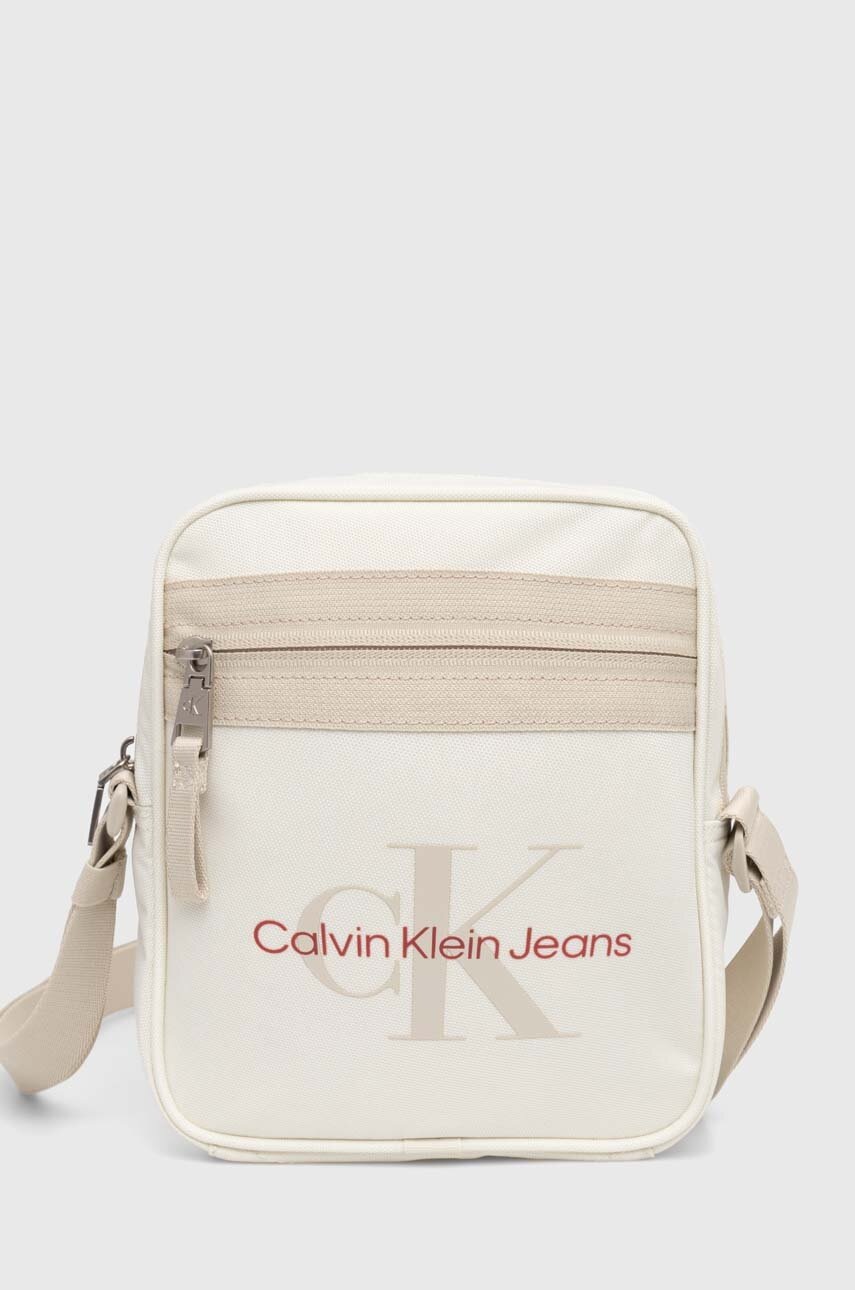 

Чанта през рамо Calvin Klein Jeans в черно, Бежов