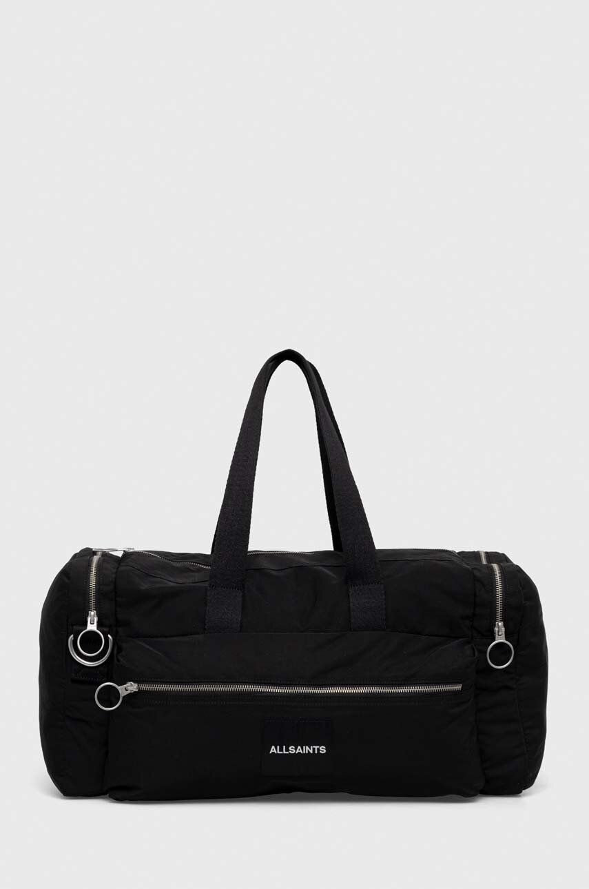 Levně Taška AllSaints SOMA HOLDALL černá barva