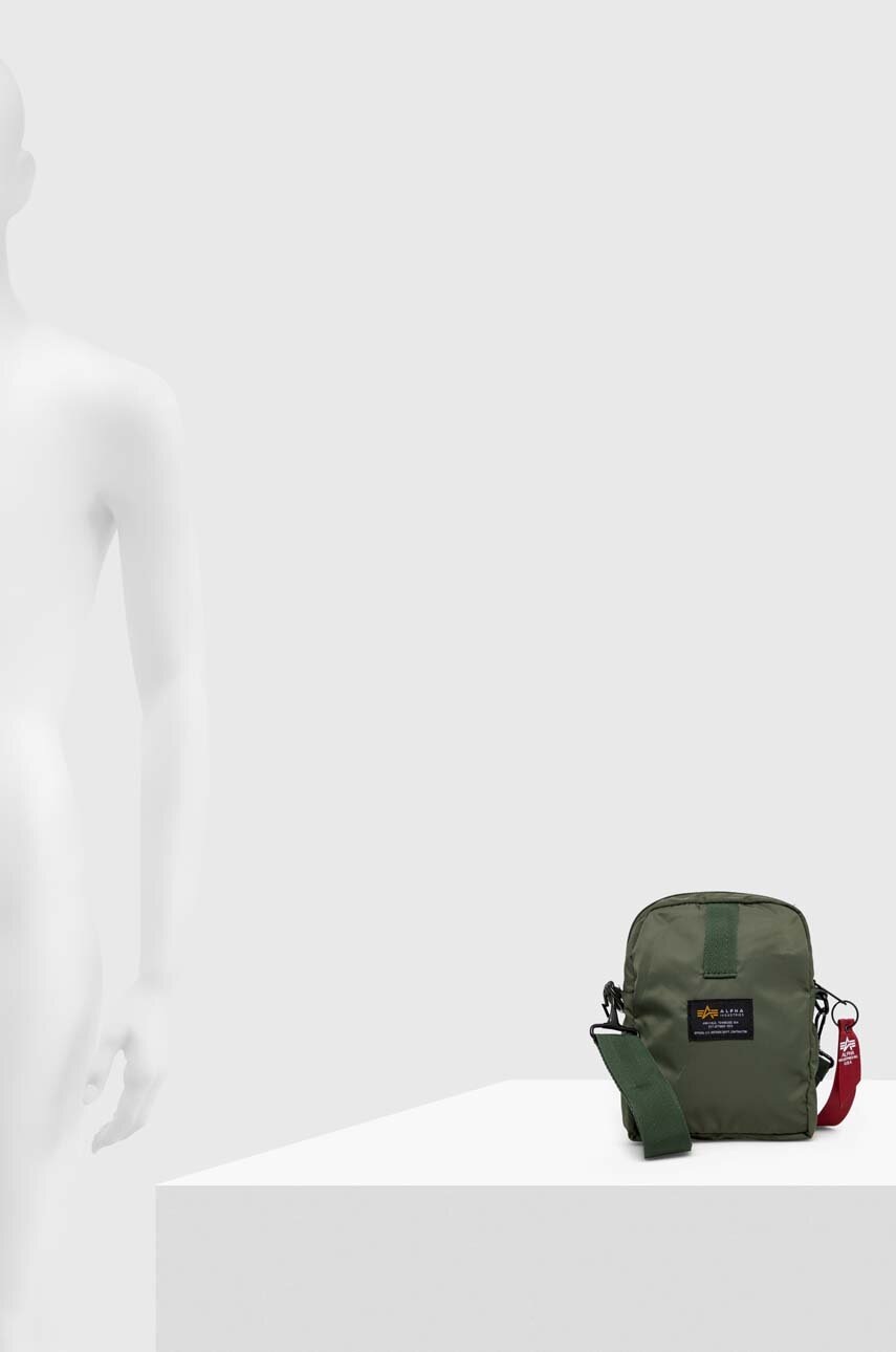 Σακίδιο Alpha Industries χρώμα: πράσινο φωτογραφία