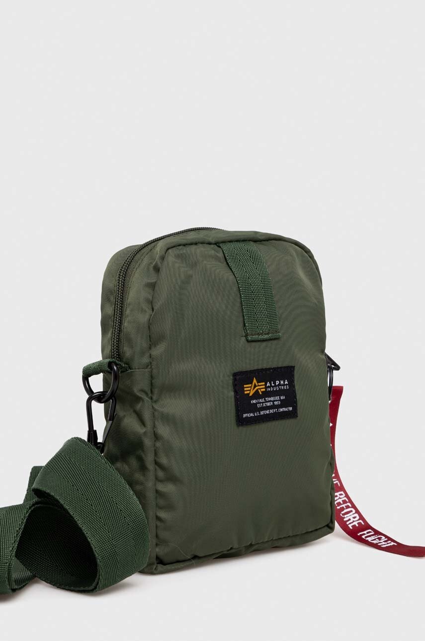 Σακίδιο Alpha Industries χρώμα: πράσινο φωτογραφία