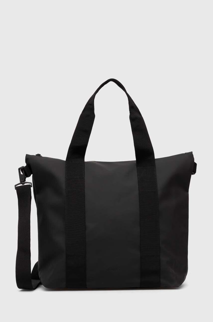 Rains geantă 14160 Tote Bags culoarea negru