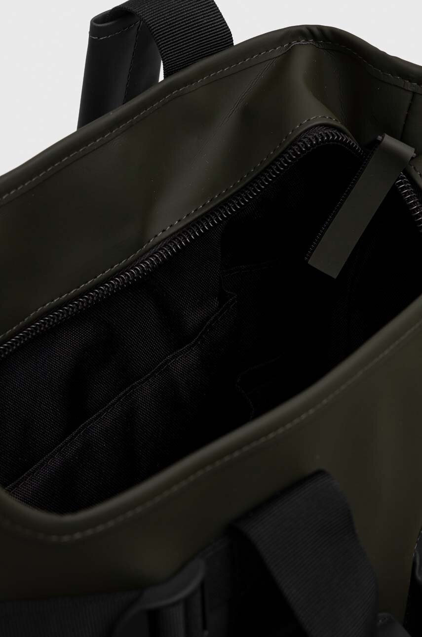 Рюкзак Rains 14240 Weekendbags колір зелений великий однотонний 