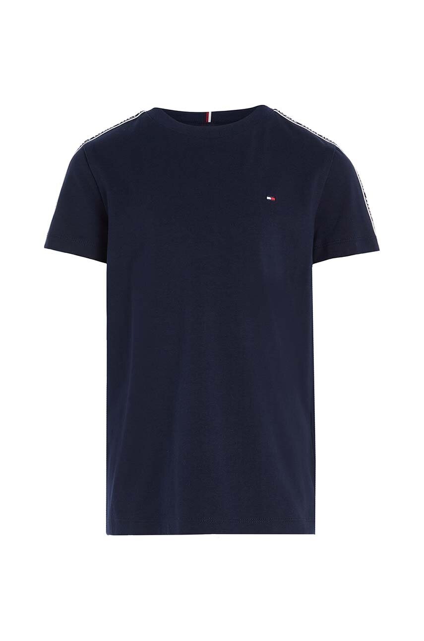 

Детская футболка Tommy Hilfiger цвет чёрный с аппликацией