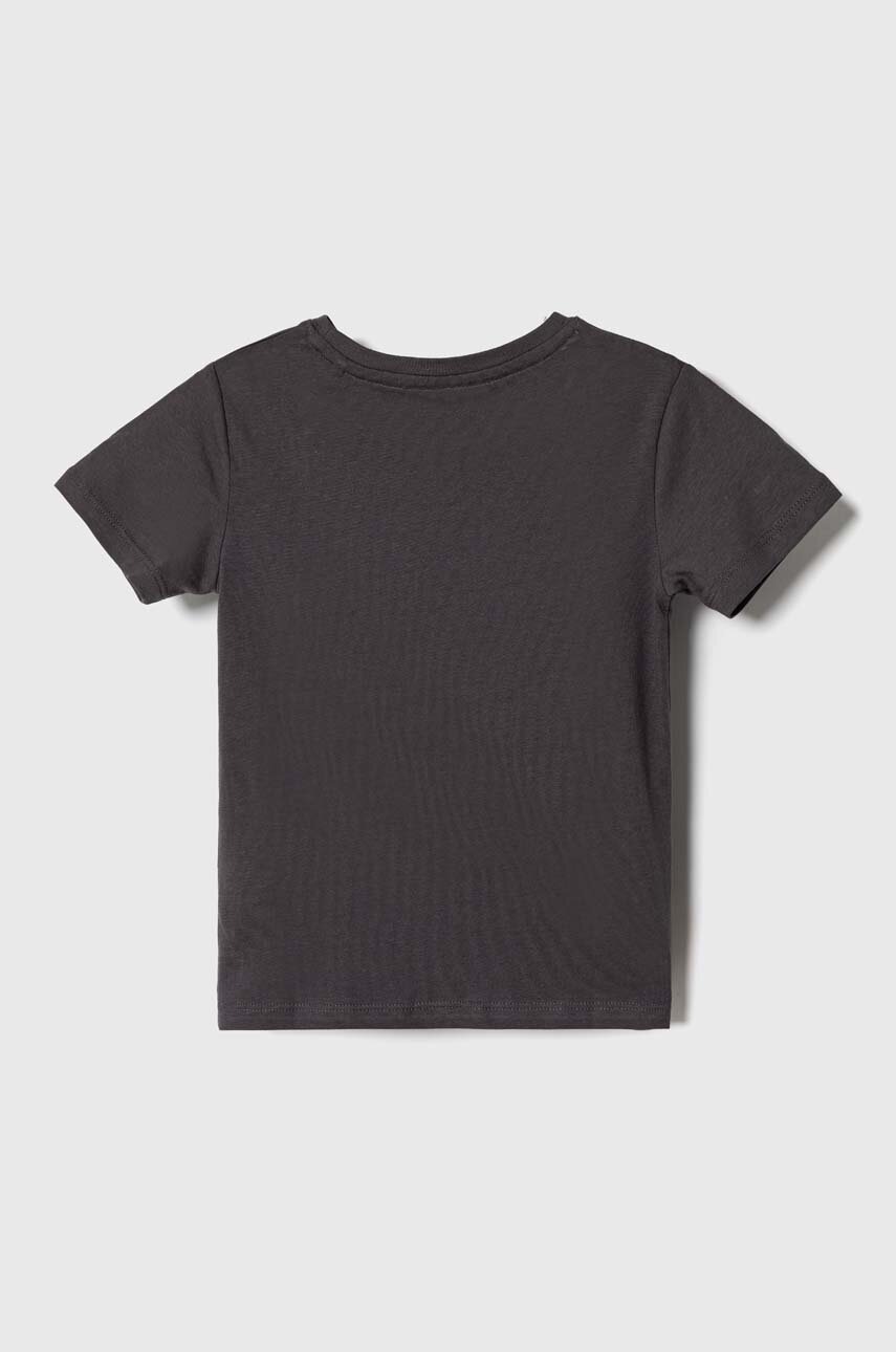 Детская хлопковая футболка Pepe Jeans цвет серый с принтом в Херсоне Детская хлопковая футболка Pepe Jeans цвет серый с принтом в Херсоне