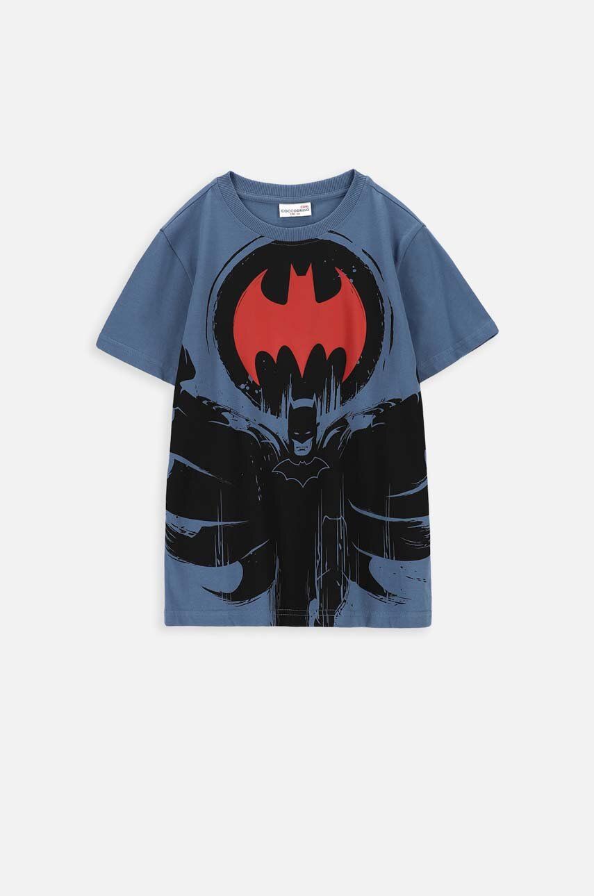 Coccodrillo tricou de bumbac pentru copii x Batman cu imprimeu