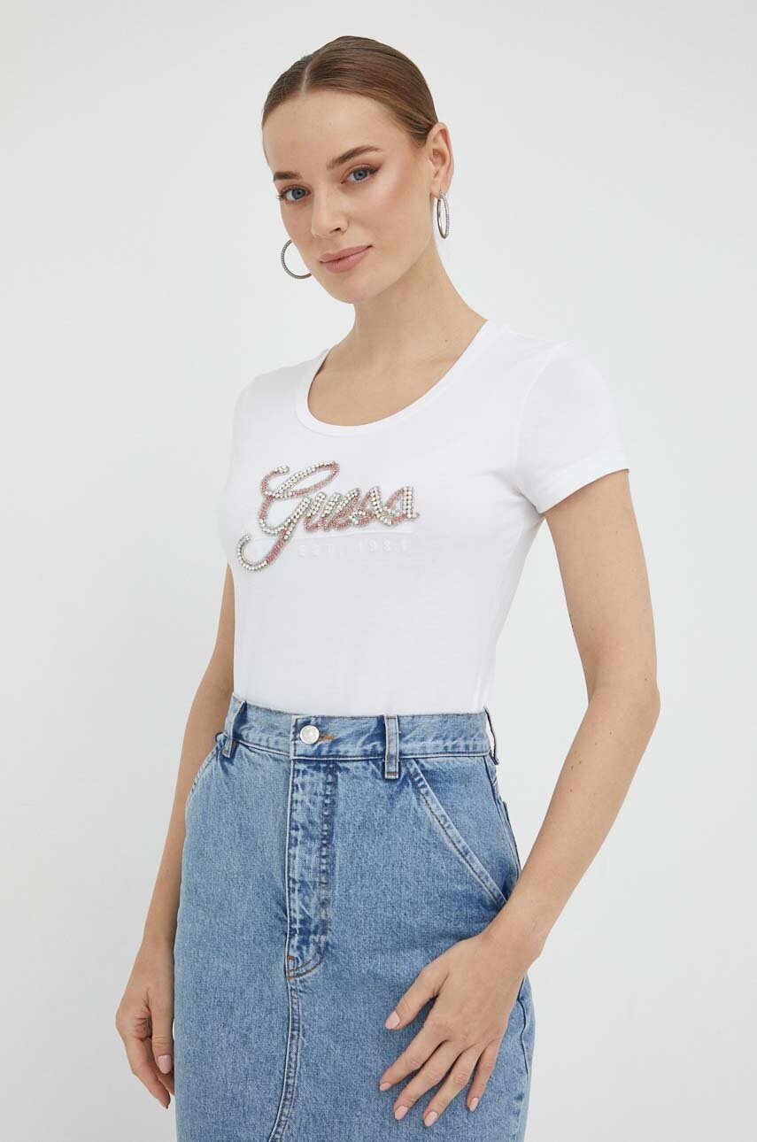 

Футболка Guess женская цвет белый