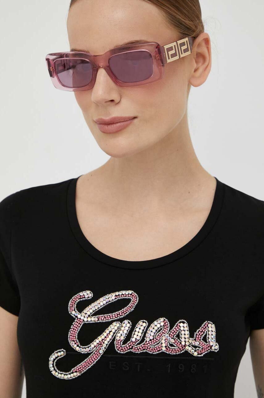 

Футболка Guess женская цвет чёрный