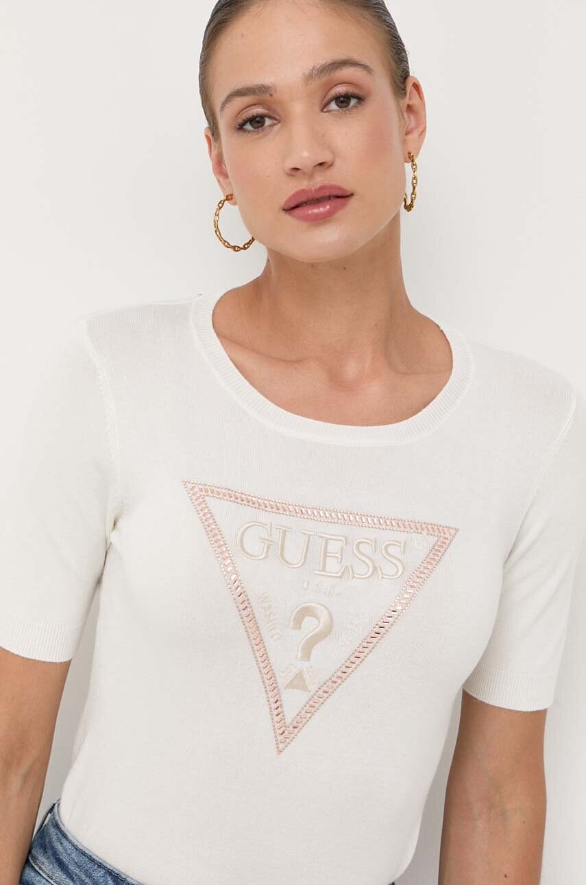 

Футболка Guess жіноча колір бежевий