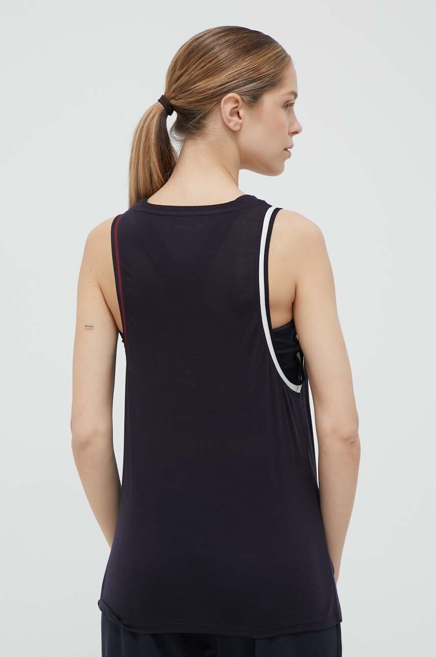 Top Tommy Hilfiger χρώμα: ναυτικό μπλε φωτογραφία