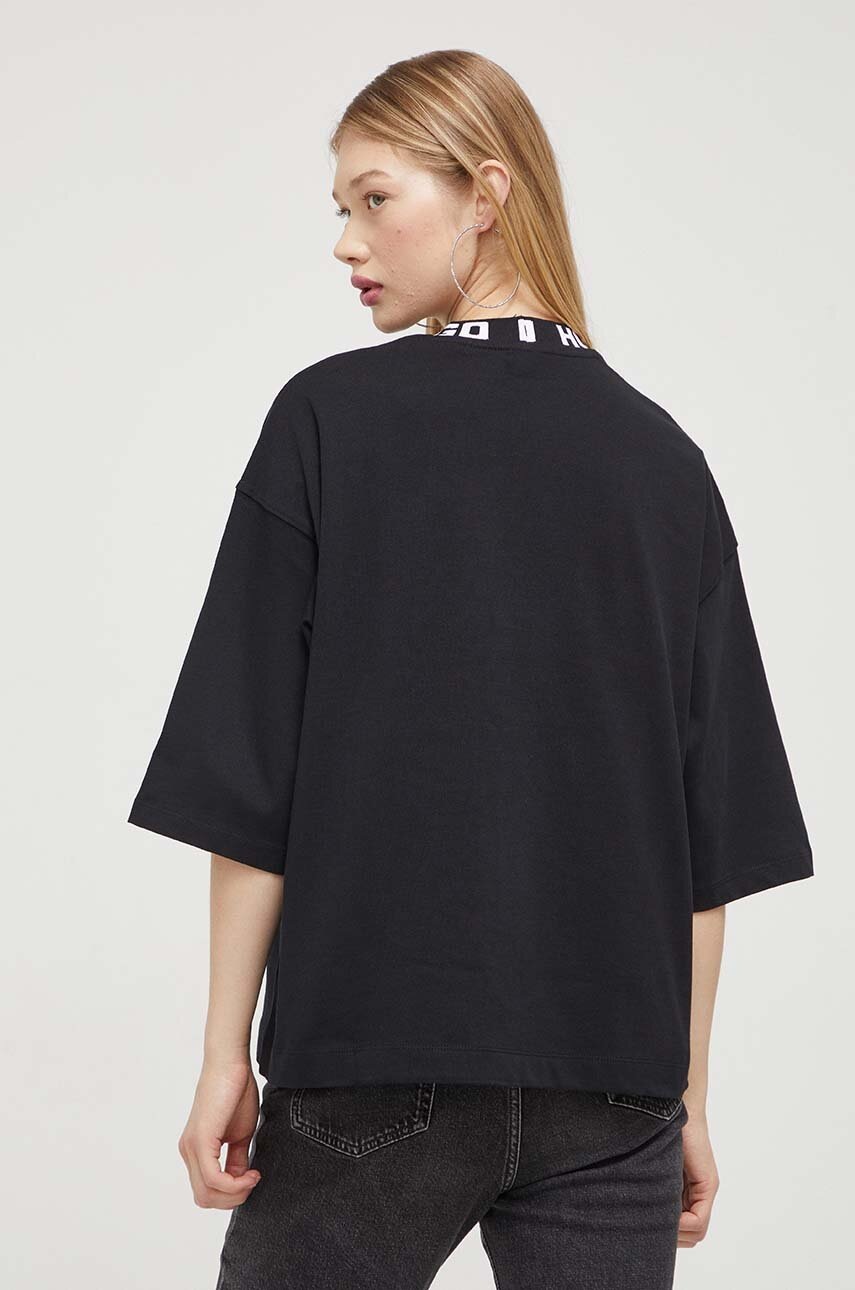 Bavlněné tričko HUGO Dinaya (obrázek 3)