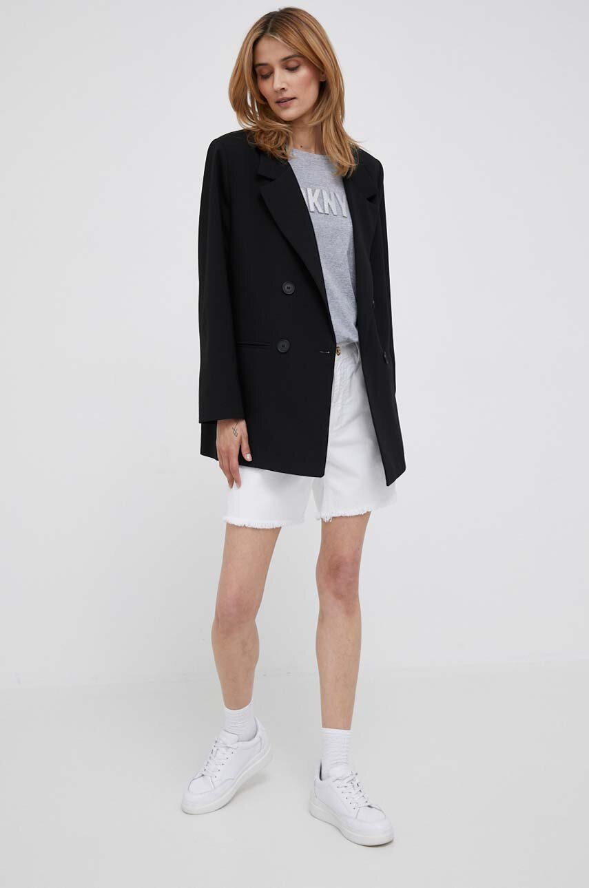 

Футболка Dkny жіноча колір сірий