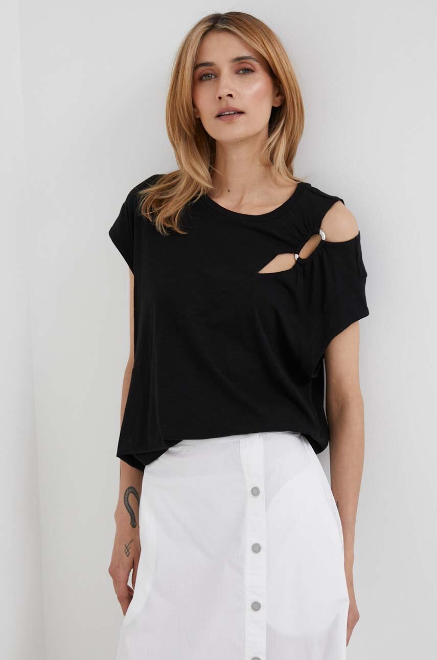 

Тениска Dkny в черно, Черен