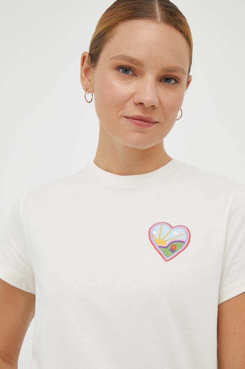 

Памучна тениска Levi's в бежово, Бежов