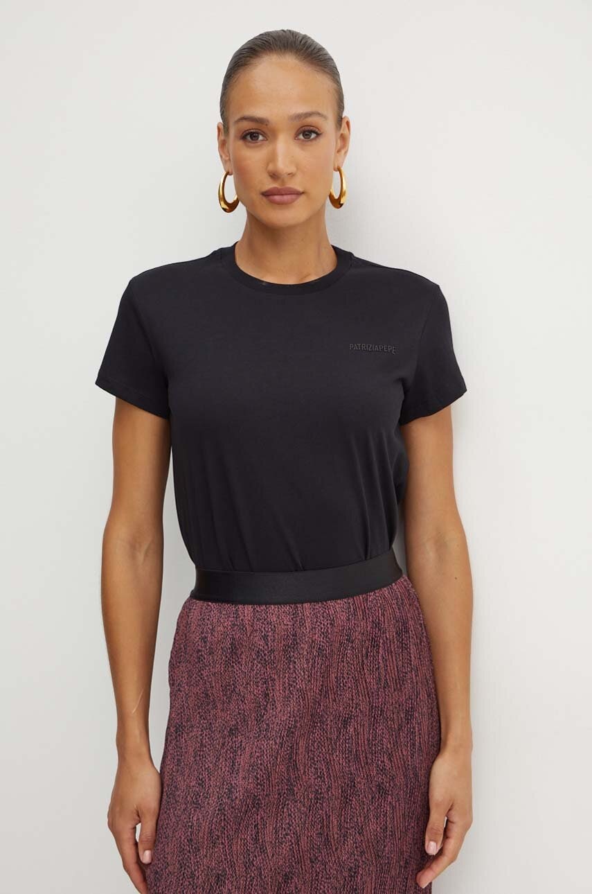 Βαμβακερό μπλουζάκι Patrizia Pepe