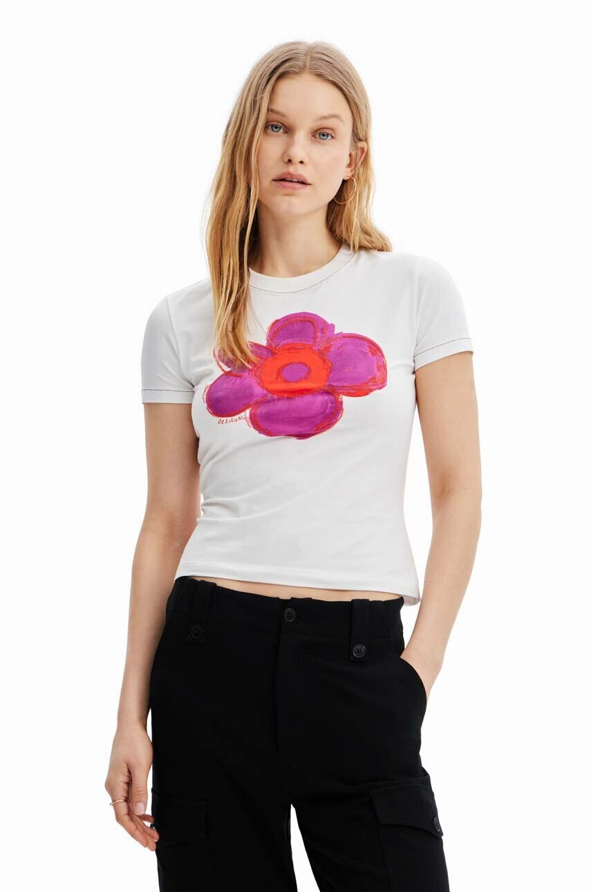 

Футболка Desigual женская цвет белый