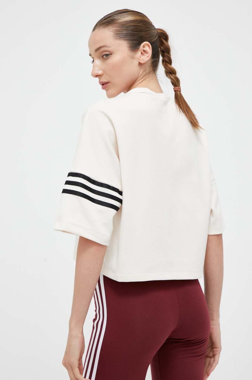 Adidas Originals Tricou Femei, Culoarea Bej
