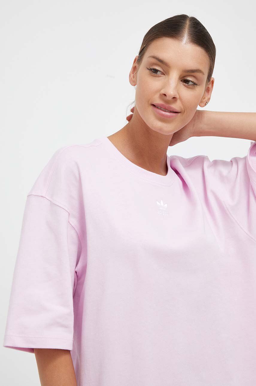 Adidas Originals Tricou Din Bumbac Culoarea Roz