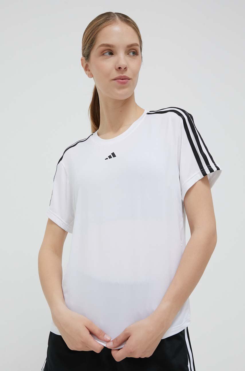 Adidas Performance Tricou De Antrenament Train Essentials Culoarea Alb