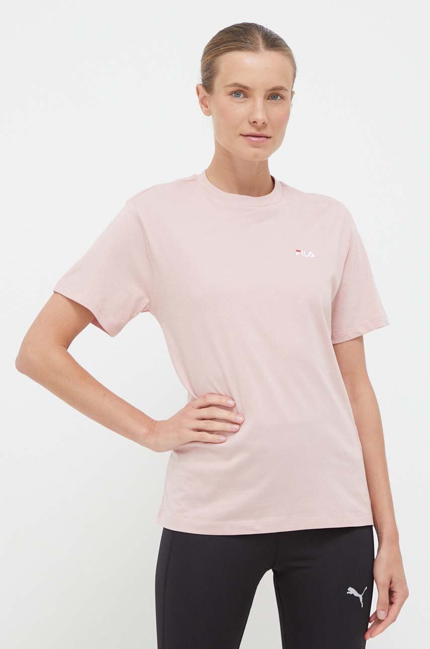 Košilka Fila růžová barva - růžová - 100 % Bavlna
