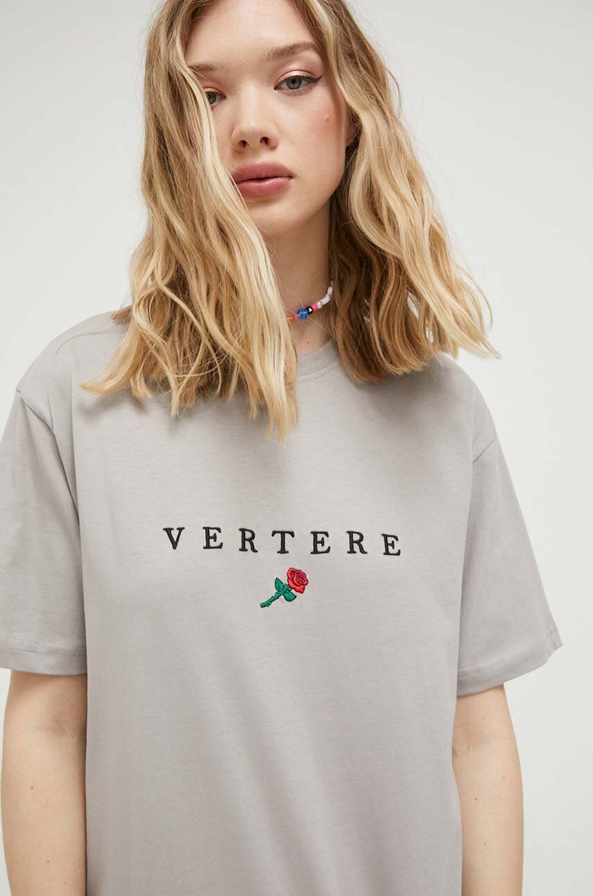 Bavlněné tričko Vertere Berlin béžová barva - béžová - 100 % Organická bavlna