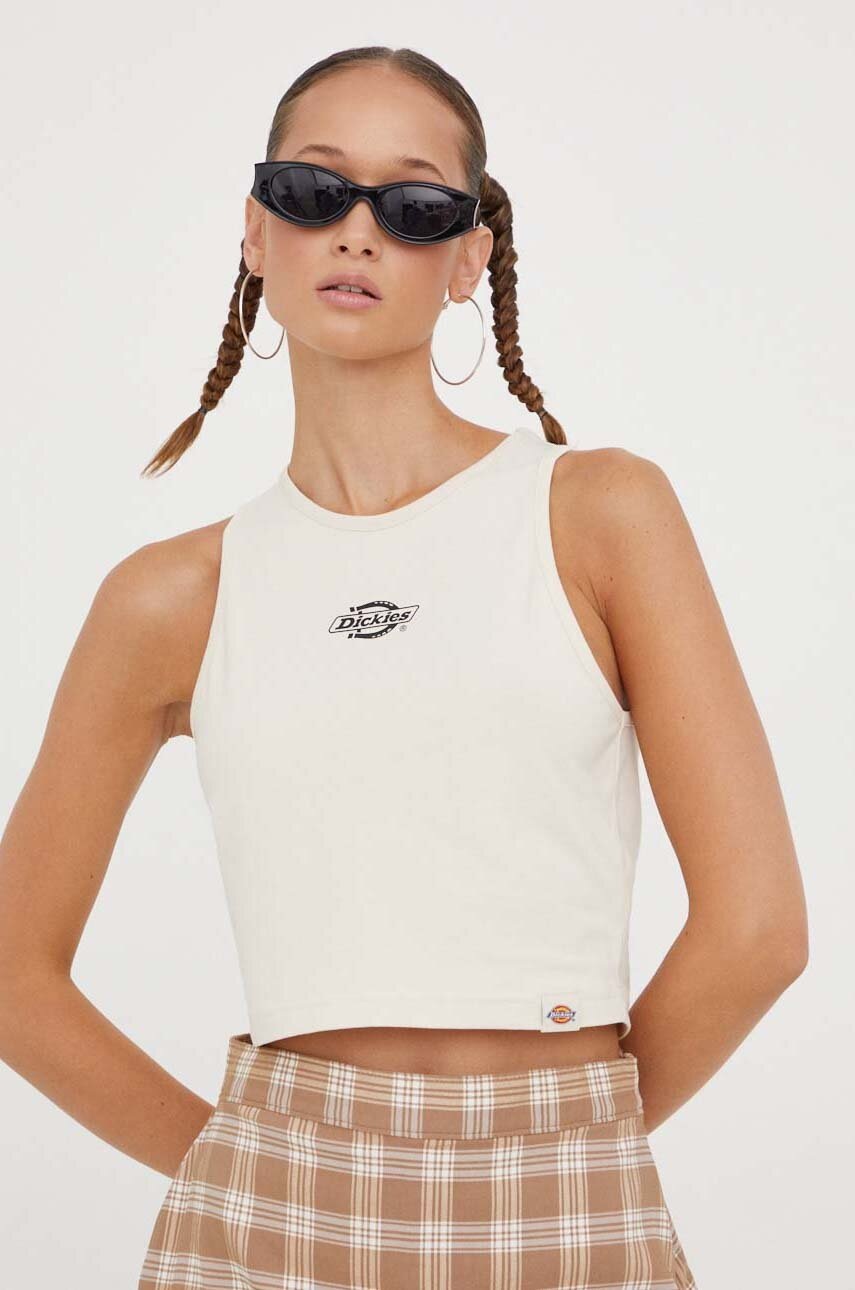 

Топ Dickies жіночий колір бежевий
