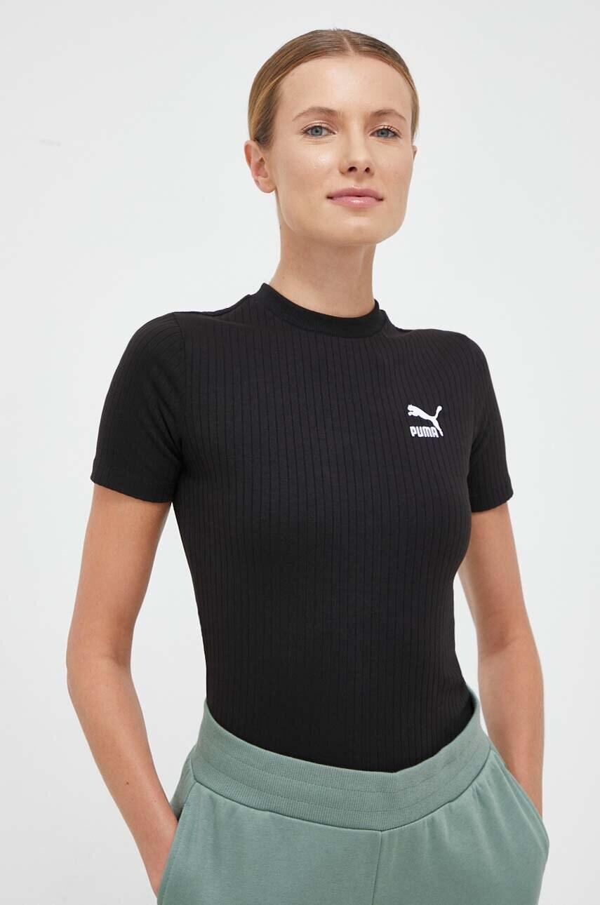 

Тениска Puma в черно, Черен