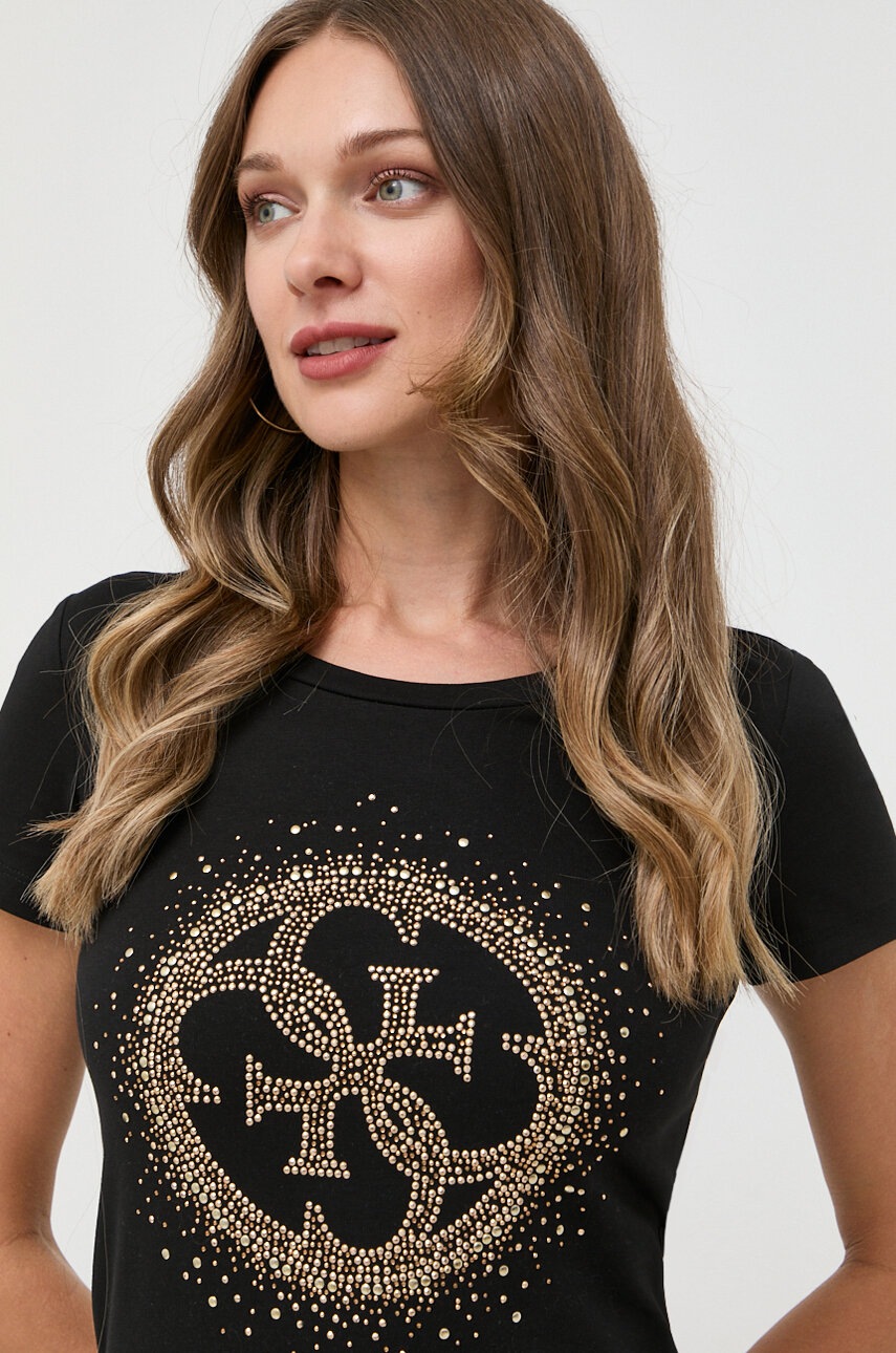 

Футболка Guess женский цвет чёрный