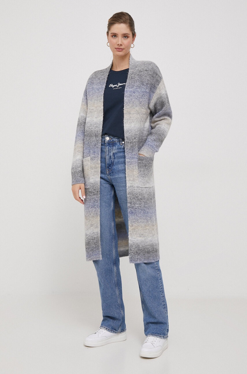 Βαμβακερό μπλουζάκι Pepe Jeans Wendys γυναικείο, χρώμα: ναυτικό μπλε φωτογραφία