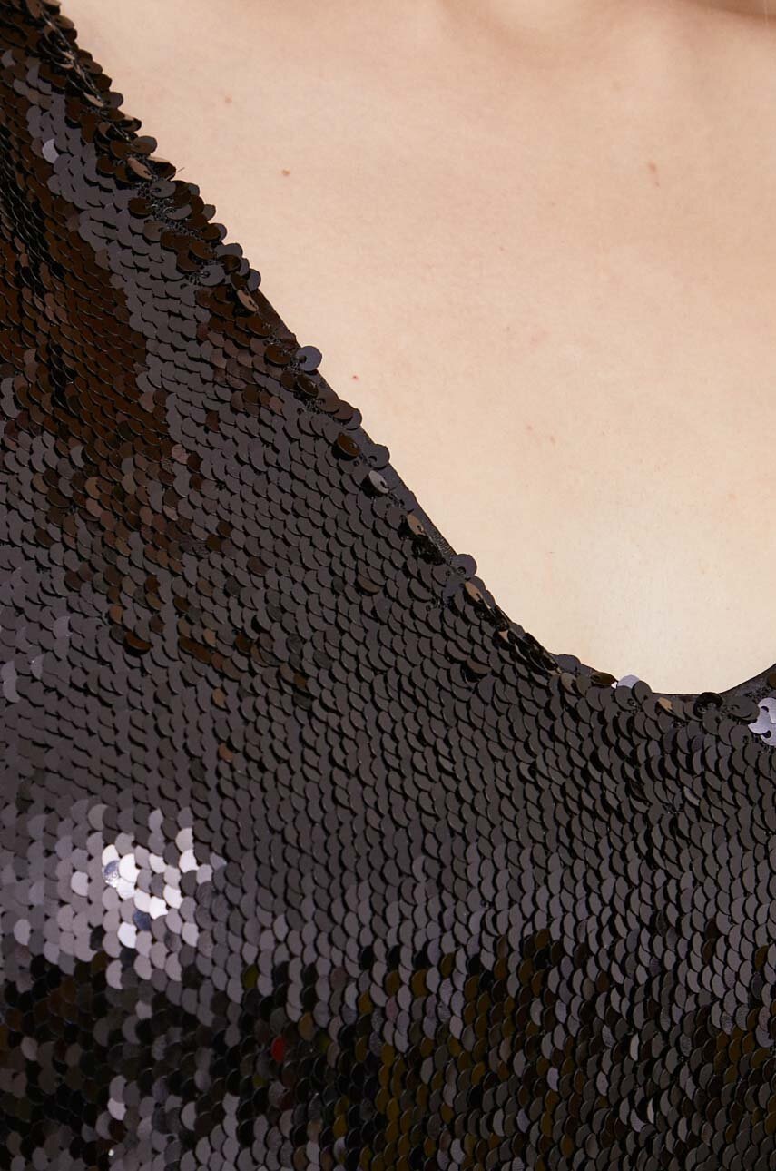 Top United Colors of Benetton χρώμα: μαύρο φωτογραφία