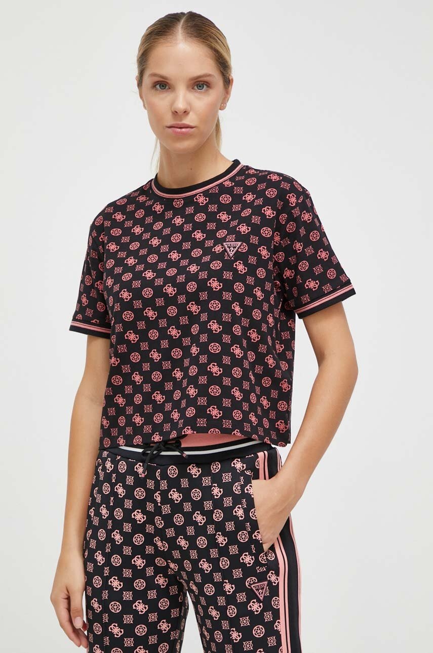 

Футболка Guess жіночий колір чорний