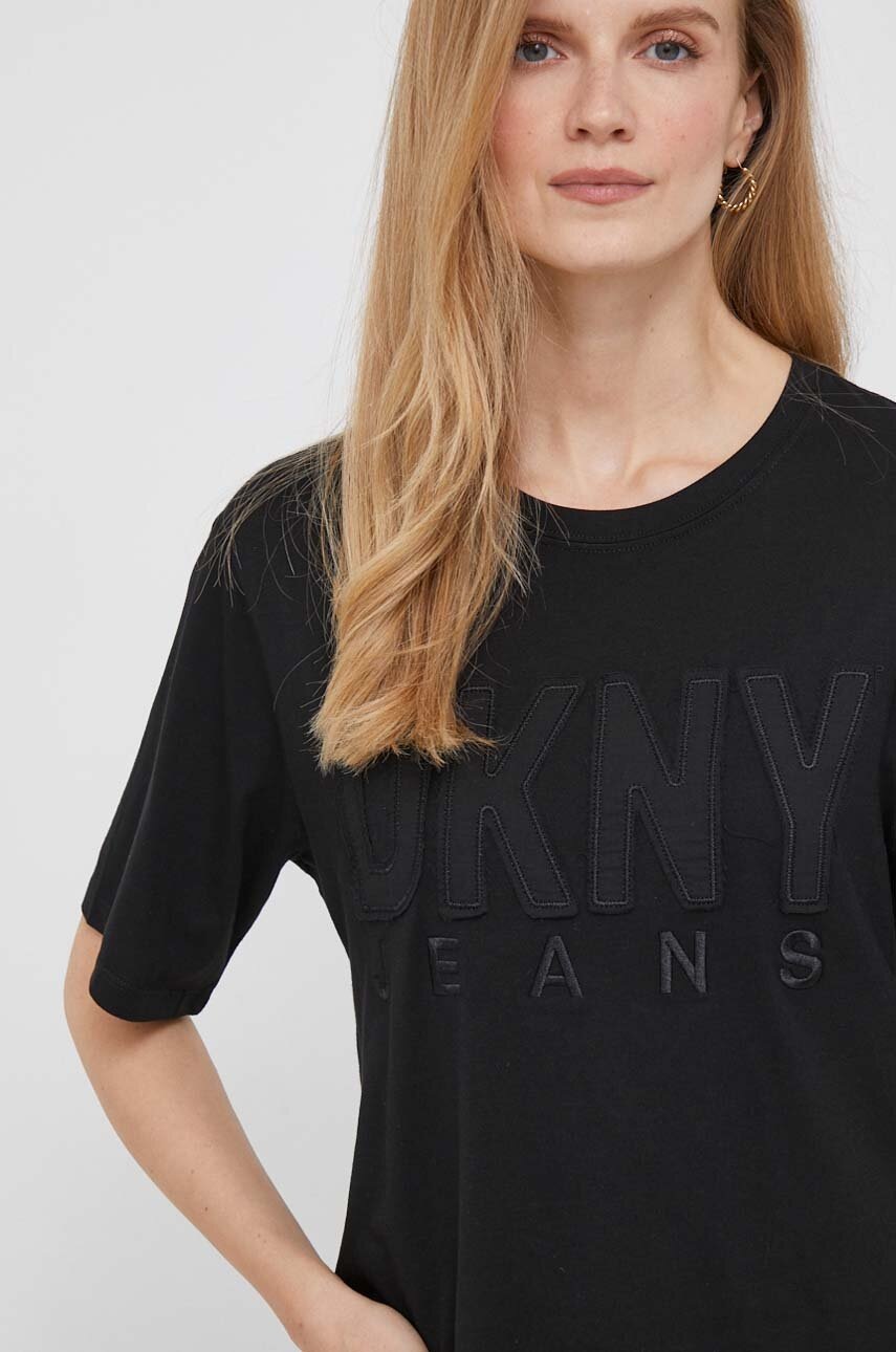 

Футболка Dkny женский цвет чёрный