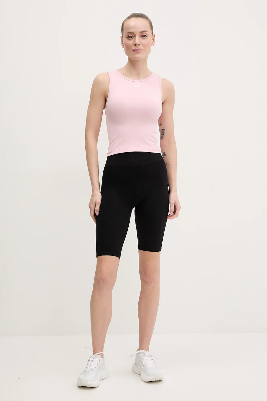 Топ для тренировок Under Armour Train Seamless цвет фиолетовый 1379148 Топ для тренировок Under Armour Train Seamless цвет фиолетовый 1379148