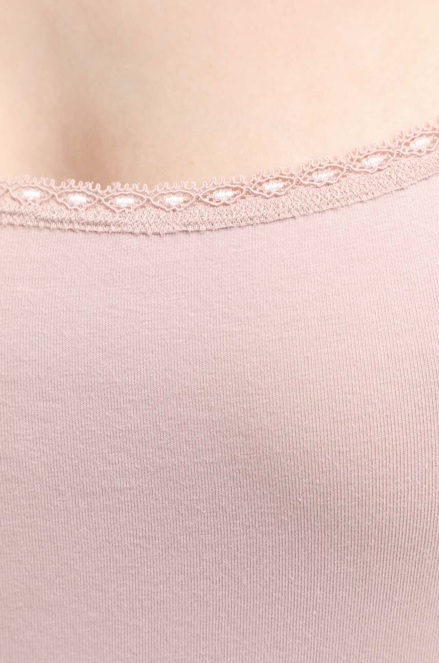 Τοπ lounge Tommy Hilfiger 2-pack χρώμα: μπεζ φωτογραφία