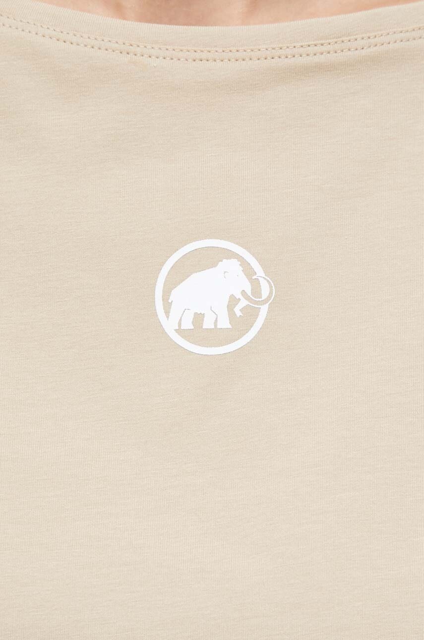 Μπλουζάκι Mammut Seon χρώμα: μπεζ φωτογραφία