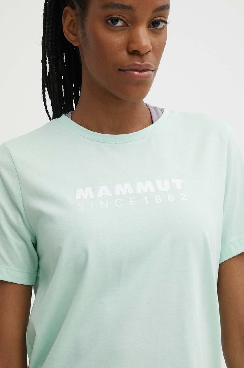 Αθλητικό μπλουζάκι Mammut Core χρώμα: πράσινο φωτογραφία
