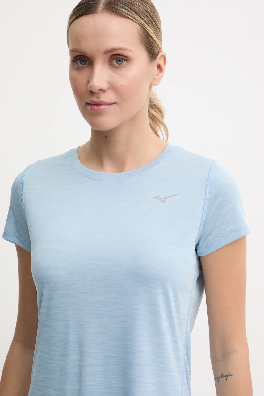 Mizuno tricou de alergare Impulse core culoarea negru, J2GAA721