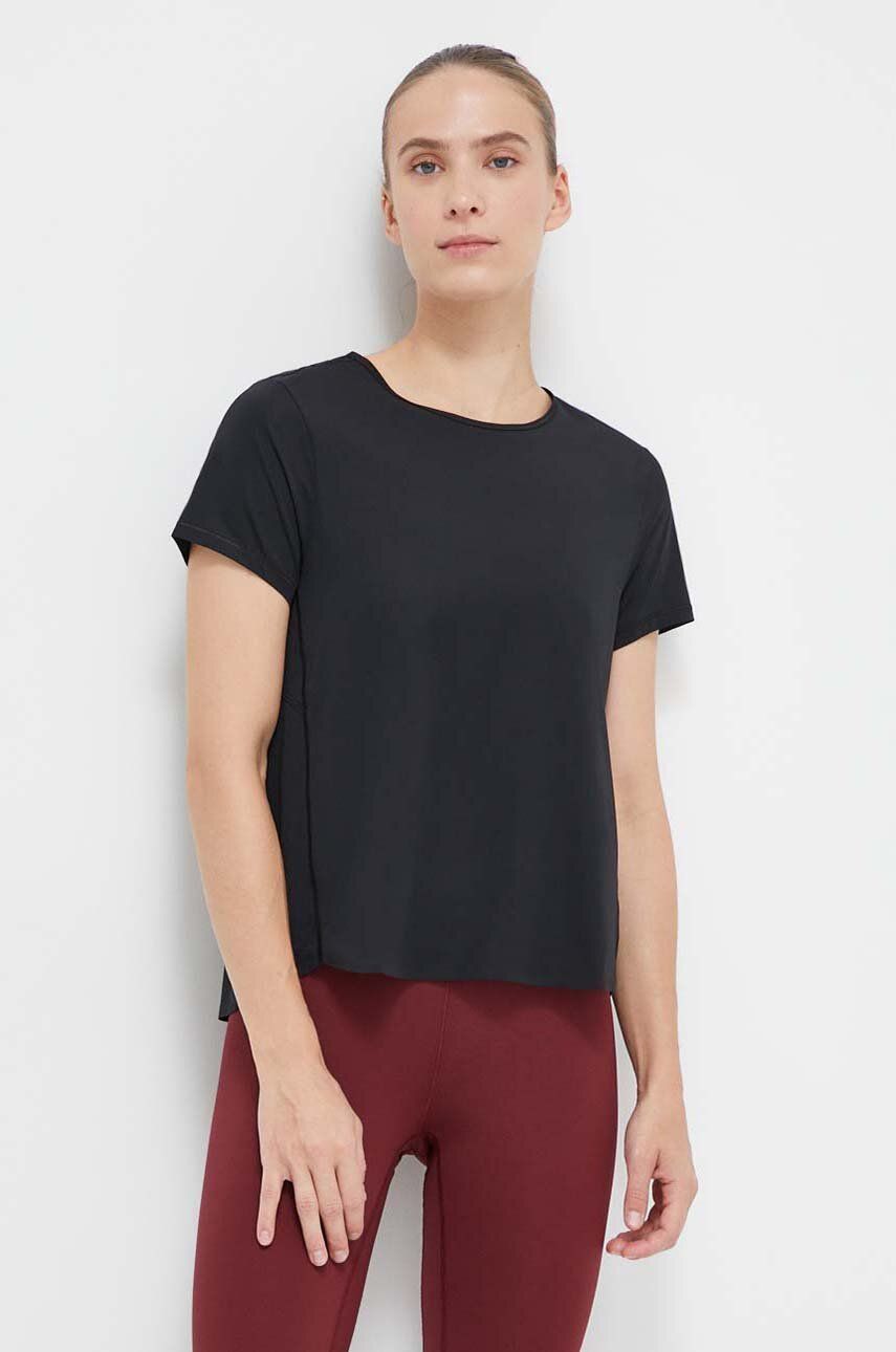 Tréninkové tričko Casall Technical černá barva - černá - 85 % Polyester