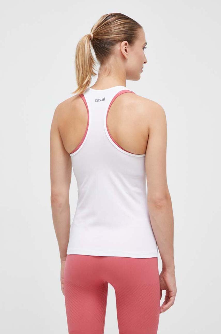 Τοπ προπόνησης Casall Essential χρώμα: μπεζ φωτογραφία