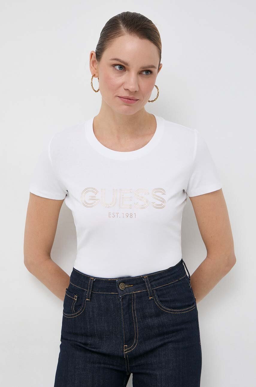

Тениска Guess BOLD в бежово W4RI29 J1314, Бежов